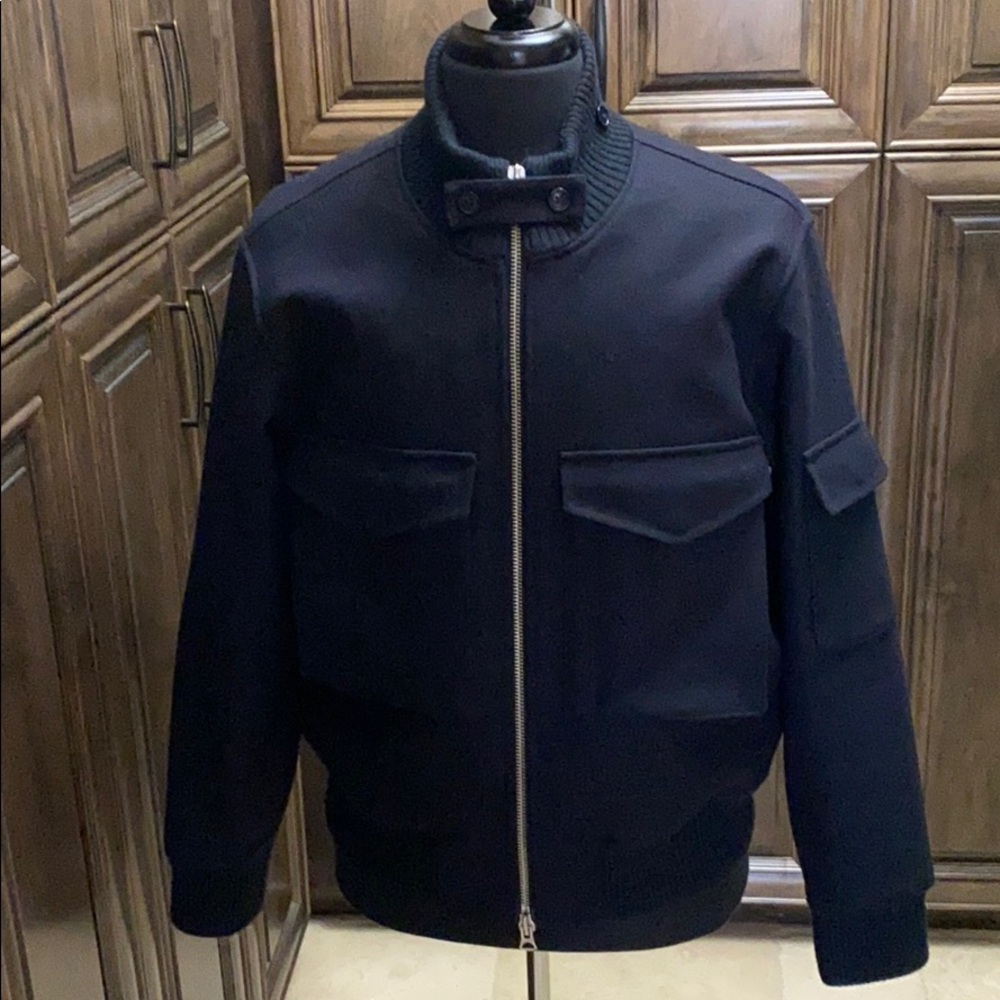 Alex Mill black coat  size large  great condition